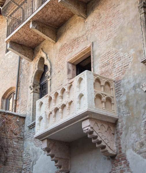 Juliet’s Balcony in Verona